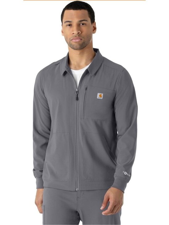 Carhartt Other - Carhartt Scrubs Jacket Force Cross-Flex Lightweight Gray Men 2XL XXL